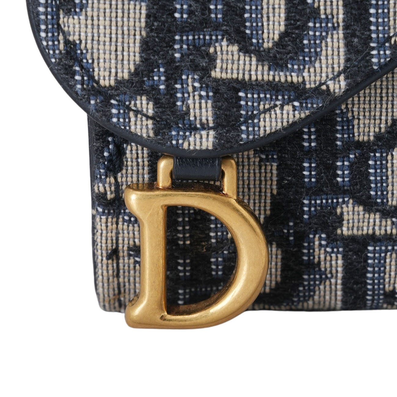 CHRISTIAN DIOR(USED)디올 오블리크 새들 반지갑